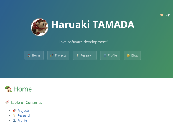Renewed my web site with cayman-hugo-theme.