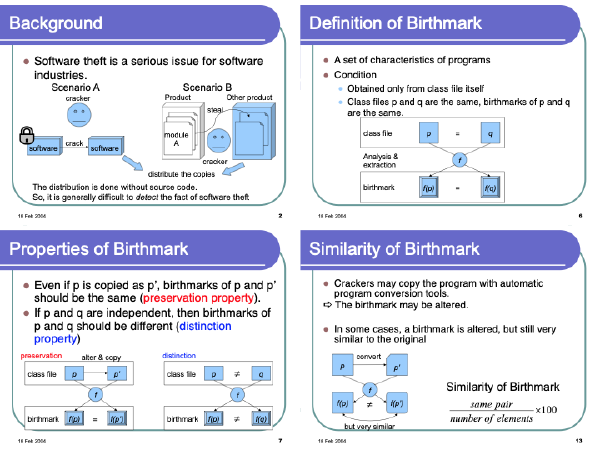 Concept of Birthmarks